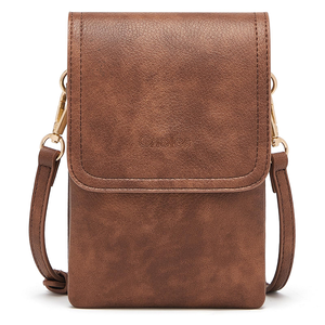 Bolso cruzado elegante para el día a día, 100% cuero genuino para mujer, ligero, duradero, de cuero suave, interior espacioso, moderno - Product Image 5