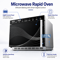 Four à air chaud multifonctionnel rapide pour micro-ondes, équipement de restauration commerciale pour la pâtisserie, la cuisson, la décongélation rapide et la réchauffe des aliments surgelés