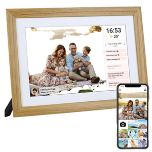Vphoto /Frameo Fabricant OEM Cadeau de Noël/Vendredi noir/Anniversaire Cadre <span class=keywords><strong>photo</strong></span> numérique Wi-Fi 10 pouces avec lecture vidéo - Product Image 1
