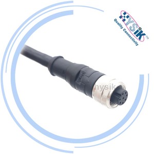 สายเคเบิลอีเธอร์เน็ต M12 4 ขา แบบ D-Code ตัวผู้ ตัวเมีย แบบสองด้าน หุ้มด้วย PVC สำหรับตัวเข้ารหัส เซ็นเซอร์ กล้อง โฮสต์เครือข่าย Profinet - Product Image 4