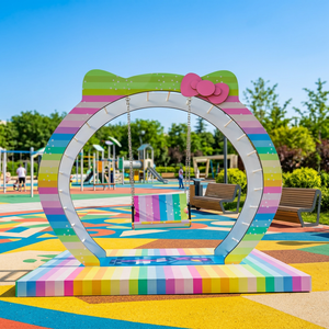 Support d'arche en métal arc-en-ciel pour présentoir de bureau, décoration d'événements et de fêtes, conception de couleur personnalisée - Product Image 3