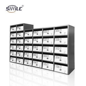 CHNSMILE OEM Boîte de livraison étanche en acier sur pied personnalisée pour bureau extérieur - Product Image 1