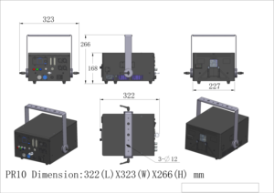 แสงเลเซอร์ RGB พร้อม465nm 9W แบบเต็มรูปแบบเลเซอร์แสดงการเต้นแสงผลเลเซอร์และหิมะงานแต่งงาน - Product Image 4