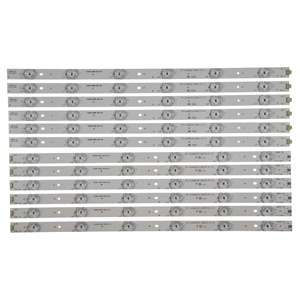 6Lamps RF-AJ490E32-0601L/R-01 A1 Aluminum <b>LED</b> <b>Strip</b> Light for LC-49CFE5001K/LC490DUY-SHA1 - Product Image 1