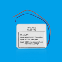 Mini module relais intelligent WiFi dissimulé, contrôle manuel bidirectionnel, minuterie vocale, compte à rebours pour éclairage et ventilateur de plafond