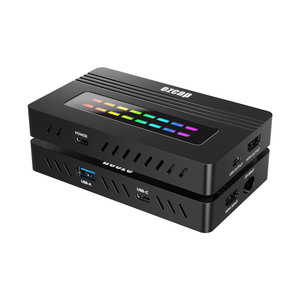 Caja de captura de video 4K60 <span class=keywords><strong>HDMI</strong></span> y <span class=keywords><strong>DP</strong></span> Alt Mode (USB-C) con HDR y VRR para grabación de video, juegos y transmisión en vivo, ezcap388 GameDock Extreme <span class=keywords><strong>DP</strong></span> - Product Image 5