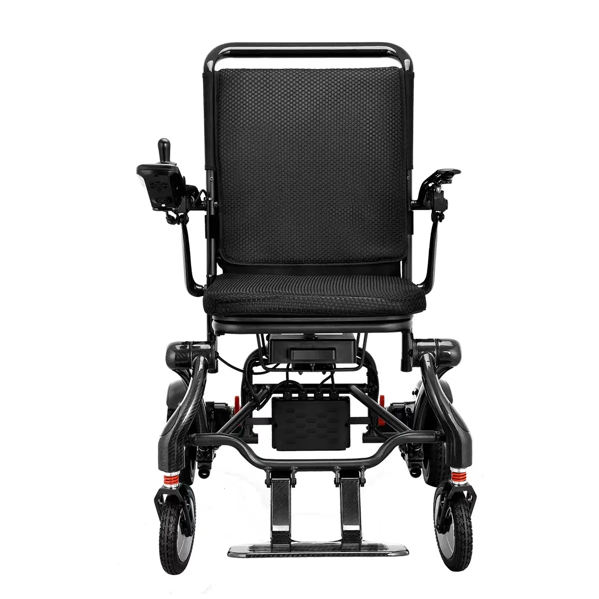 새로운 2023 제품 경량 휴대용 자동 접이식 전동 휠체어 장애인 원격 제어 전