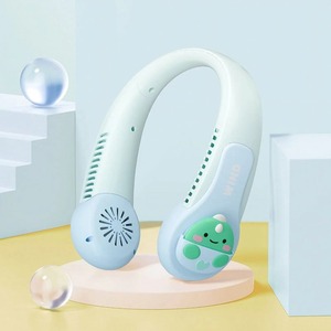 Portable Kids <b>Neck</b> <b>Fan</b>, <b>Neck</b> <b>Fan</b> for Kids Rechargeable, <b>Bladeless</b> Cooling Children <b>Fan</b>,3 Speeds Mute <b>Fan</b> Adjustable Operated Pre - Product Image 6