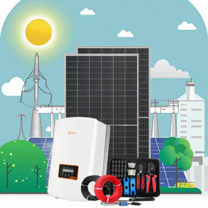 Système solaire sur réseau Ensemble complet 5Kw 10kw 30kw 50Kw <span class=keywords><strong>Kit</strong></span> complet de système de panneau solaire intelligent avec batterie pour usage domestique - Product Image 6