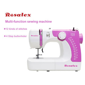 Rosatex 1212 Mini Cho Ca Sĩ Máy May 4 Bước Buttonholer Cánh Tay Miễn Phí Trọng Lượng Nhẹ Đi Bộ Chân Cơ Khí Kim Loại Nhựa - Product Image 1