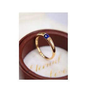 Bague en saphir et diamant naturel Xinfly en or 18 carats original - Product Image 1