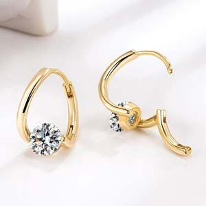 <span class=keywords><strong>Orecchini</strong></span> etnici bohémien cerchio oro appannare <span class=keywords><strong>orecchini</strong></span> di Moisinite liberi <span class=keywords><strong>con</strong></span> catena di zircone fiore fatto a mano all'uncinetto argento - Product Image 6