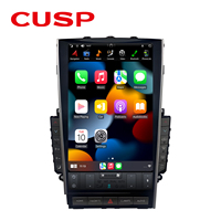 Système d'infodivertissement CarPlay et Android 13,6 pouces avec navigation GPS et caméra de recul pour tableau de bord Infiniti Q50/Q60 2014-2019