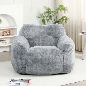 Canapé géant en forme de pouf, confortable, rempli de mousse, fauteuil relaxant, pouf pour enfants et adultes, canapé en mousse - Product Image 1