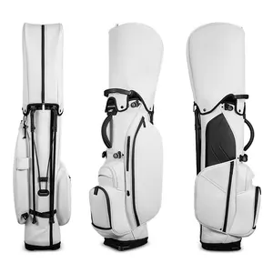 PLAYEAGLE di alta qualità in pelle PU Stand Club borsa da Golf peso leggero Golf Bag con supporto