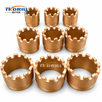 Foret de forage à quatre ailettes PDC de 6, 8 et 10 pouces en carbure de tungstène, 2-3/8 REG 3-1/2 REG pour le forage de puits d'eau