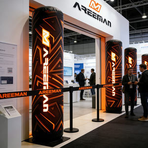 เสาตกแต่งงานอีเว้นท์แบบเป่าลม  ท่อไฟ LED แบบเป่าลมสั่งทำพิเศษสำหรับงานปาร์ตี้ งานแต่งงาน ฉากหลังเวที - Product Image 2