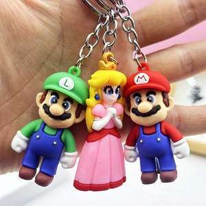 Super Bros Mario dessin animé Mario mignon bulle Dragon Mario poupée voiture breloque accessoires porte-clés - Product Image 3