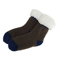 Chaussettes de sport d'hiver épaisses et chaudes OEM, antidérapantes, pour l'intérieur, chaussettes de sport personnalisées avec grip pour femmes