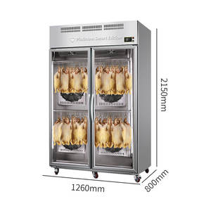 Refrigerador Comercial <span class=keywords><strong>de</strong></span> Acero Inoxidable <span class=keywords><strong>de</strong></span> Temperatura Única para Maduración en Seco con Enfriamiento por Aire para Carne <span class=keywords><strong>de</strong></span> Res y Pato - Product Image 2