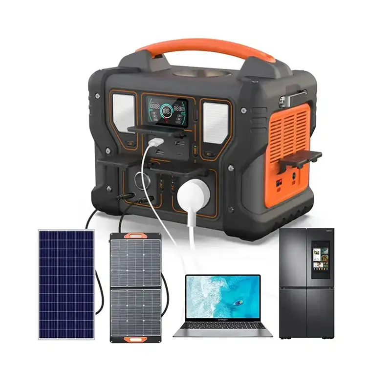 Mini móvil de respaldo para acampar al aire libre 110V 220V generador solar ac litio portátil 72000mAh 300W USB inalámbrico AC Power Station