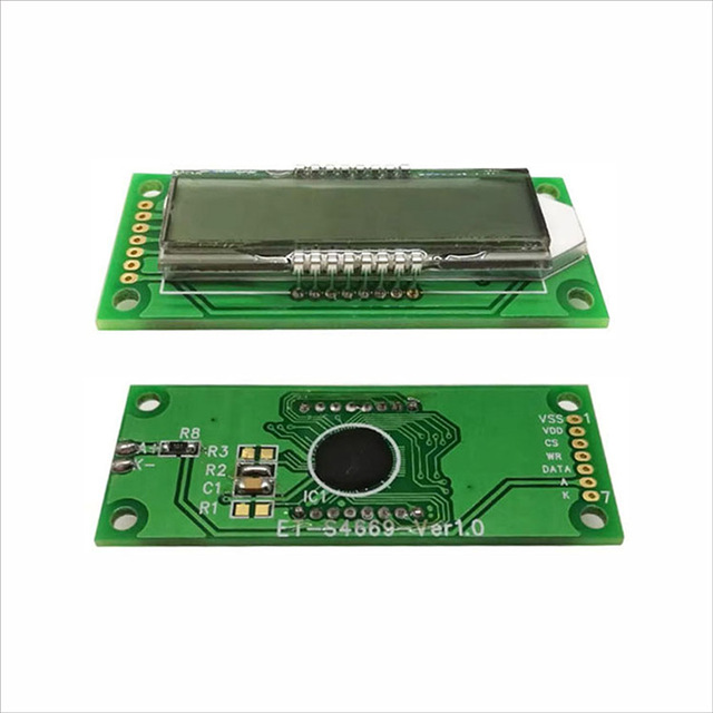 TN STN Car Odometer Segment LCD Module with Transflective Polarizer 1366x768 Resolution 12/14 Duty & 13 Bias
