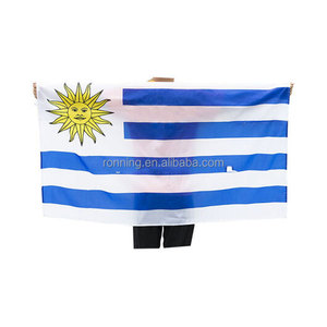 Оптовая продажа, полиэфирные высококачественные дешевые летающие уличные футбольные национальные флаги - Product Image 6