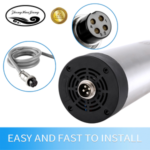 Zhong Hua Jiang ER20 80mm 2.2KW 110V/220V Motor de Husillo CNC Refrigerado por Aire con Kit VFD para Taladrado y Grabado, con Conexión BT30 para Fresadora de Punta - Product Image 3