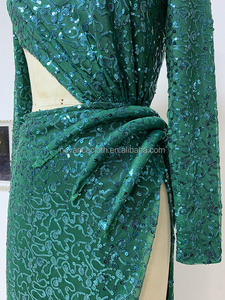 Novance Amazons en çok satan listesi önlük kadınlar için abiye uzun kollu yüksek moda elbise lüks Hollow kokteyl elbiseleri - Product Image 6