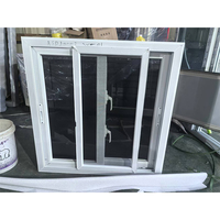 CHANGYI Diseño francés Marcos de ventana blanca Ventana de plástico Pvc Ventanas corredizas de vidrio Ventanas upvc interiores de eficiencia energética