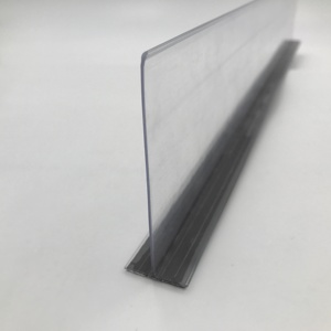 Hiplastics Plastic Adhesive Magnetic T Type Shelving Stoppers Adjustable Acrylic Shelf Dividers