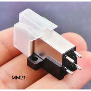 Cartucho de imán móvil MM con aguja de diamante, salida RCA, audio estéreo para uso en tocadiscos - Product Image 4