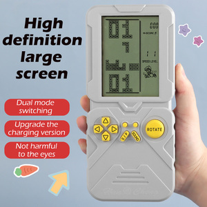 Jeu de puzzle portable rétro nostalgique, mini console de jeu électronique portable, cadeau souvenir mignon, jouets de jeu <span class=keywords><strong>Tamagotchi</strong></span> - Product Image 6
