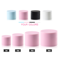 Pot vide pour gel capillaire 5g 15g 20g 30g 50g, pot en plastique pour soins personnels, crème visage et contour des yeux, couleur et logo personnalisables