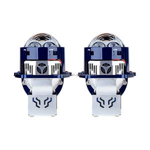 Đèn pha LED 200W có thấu kính Bi-Projector Laser dành cho các dòng xe như Corolla Camry Mazda 12V, tích hợp quạt làm mát kép - Product Image 1