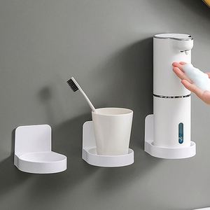 No-Drilling Hand Sanitizer <b>Machine</b> Holder Acrylic Bathroom Storage Rack Detachable Dispenser Base Organizer - Product Image 1