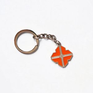 Fournisseur chinois en gros de porte-clés en métal personnalisés, porte-clés en alliage de zinc émaillé avec différentes formes - Product Image 6