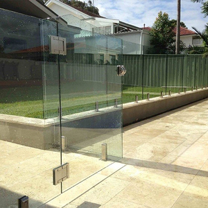 Loquet de porte magnétique auto-fermant en acier inoxydable Detech avec charnière à <span class=keywords><strong>ressort</strong></span> pour clôture de <span class=keywords><strong>piscine</strong></span> et garde-corps en verre - Product Image 5