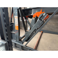 Ponts élévateurs 2 colonnes pour garage domestique, système de stationnement vertical hydraulique inclinable pour garages à plafond bas