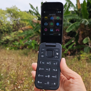 Teléfono plegable 2G con doble SIM, pantalla de 2.8 pulgadas, botones en braille, larga duración de batería para personas mayores, modelo 2660 - Product Image 4