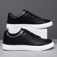 Sepatu Sneakers Kasual Pria Model Tali, Nyaman, Ukuran Besar, Harga Murah, Warna Putih, Grosir, Tren 2025