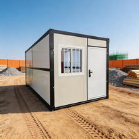Maison conteneur modulaire préfabriquée pliable de 20 pieds et 40 pieds, panneau sandwich en acier, installation rapide, design moderne pour usage résidentiel