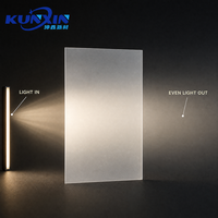Vente directe d'usine, plaque de panneau lumineux LED transparente de 0,2 mm à 0,4 mm, film diffuseur en PC en rouleau