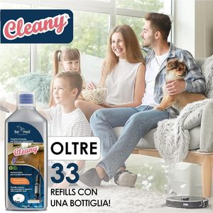 Limpiador de Pisos de Madera Líquido Ecológico Cleany, 1000 ml, Aroma a Lavanda, para Robots y Aspiradoras - Product Image 2