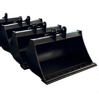 Mini Excavator Alloy Steel Swing Bucket Hydraulic Tilting Bucket 1.2 Ton Garansi 1 Tahun Layanan OEM