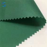 Tissu Oxford léger en polyester 100% enduit imperméable 600D vert pour doublure de tente, équipement de camping extérieur et ameublement