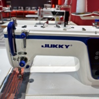 Nouvelle machine à coudre industrielle à entraînement direct haute vitesse JK-9812, point noué, pour T-shirts, point droit, plateforme plate, aiguille à engrenages JUKKY