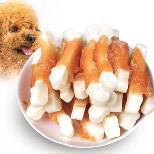 Wholesale Healthy <strong>Dog</strong> Cat Treats and Food Molar Stick Cheese <strong>Bone</strong> Twined by Chicken Jerky Pet Snacks - Product Image 1