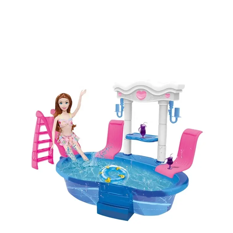 Body Girl – poupée de piscine avec thème de chiot pour enfants, jouets bon marché, poupée de mode solide de 6 pouces jouant à bricolage en plastique OEM 0r ODM KSF