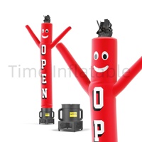 Tube de danseur d'air gonflable personnalisé vent homme vague publicité extérieure géant danseur d'air gonflable